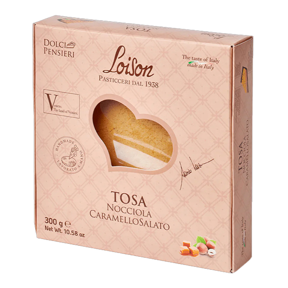 Loison Tosa Hazelnut and Salted Caramel Cake 300g